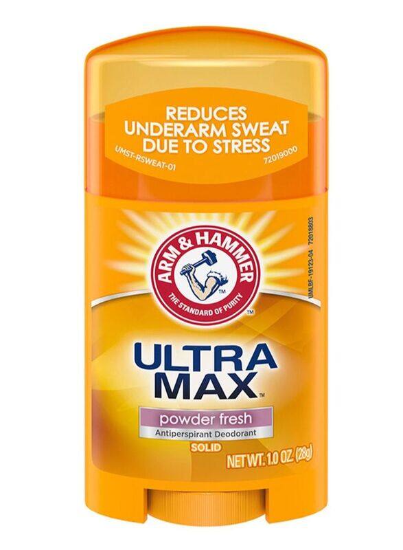 

Arm & Hammer UltraMax Antiperspirant Solid Deodorant, 28g