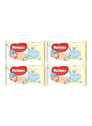 Huggies 4 x 56 Wipes Pure Baby Wipes for Babies