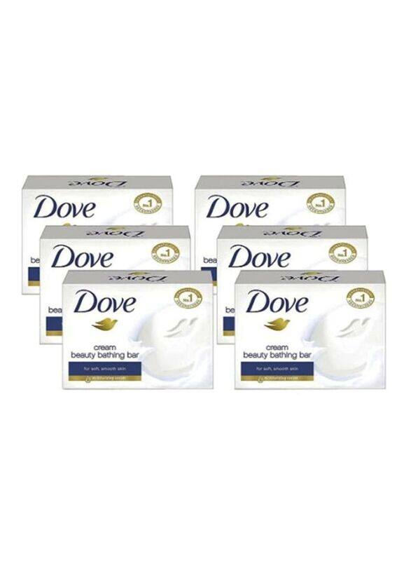

Dove Cream Beauty Bathing Soap Bar Set, 6 x 50gm