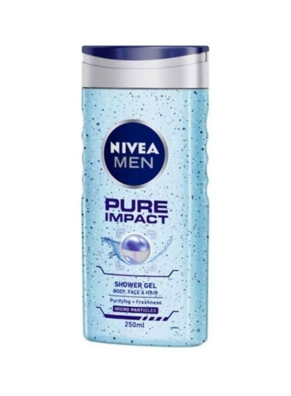 Nivea Men Pure Impact Shower Gel, 250ml