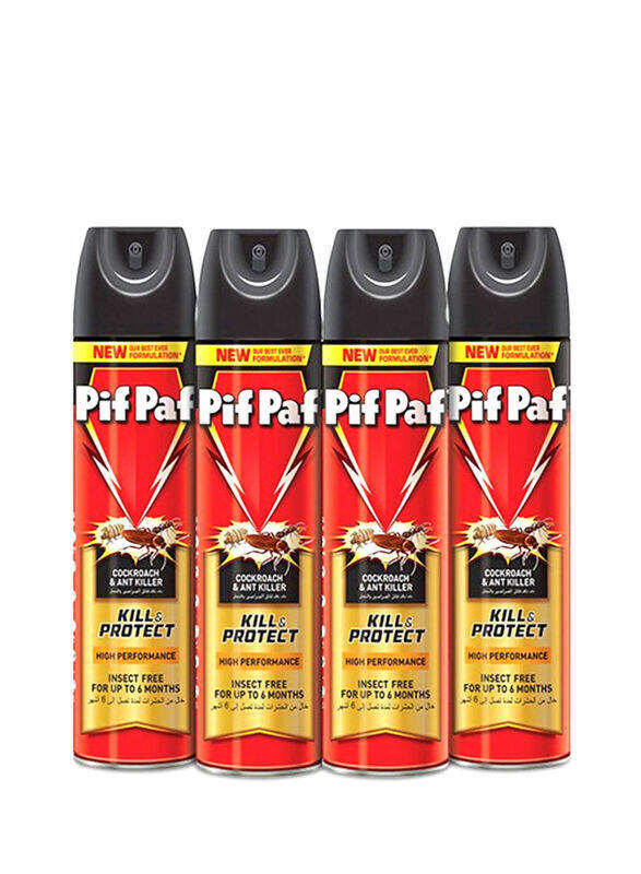 

Pif Paff Power Guard Crawling Insect Killer, 4 x 400 ml