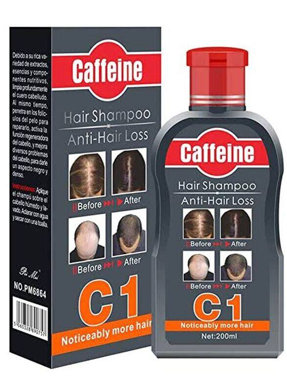 

Pei Mei C1 Against Hair Loss Caffeine Natural Shampoo for All Hair Type, 200ml