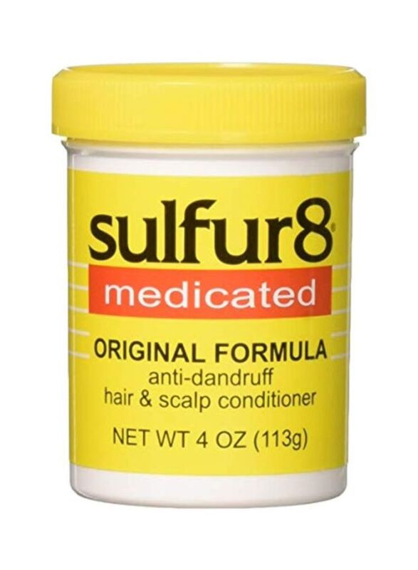 Sulfur8 Medicated Original Formula Hair And Scalp Conditioner for Anti Dandruff, 113 grams