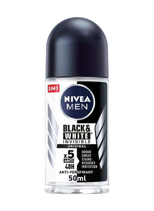 

Nivea Men Black & White Invisible Original Antiperspirant Roll On, 50ml