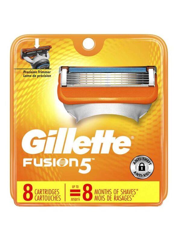 

Gillette Fusion 5 Razor Blades, 8 Pieces