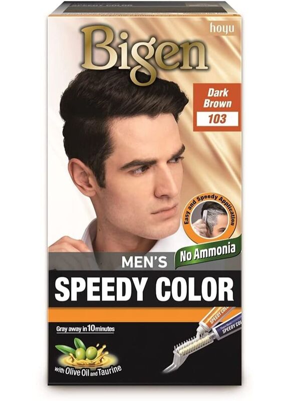 Bigen Speedy Hair Colour, 1 Piece, 103 Dark Brown