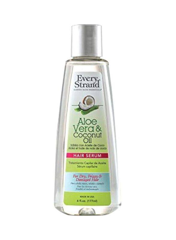 

Every Strand Aloe Vera And Coconut Oil Hair Serum for All Hair Types, 6oz