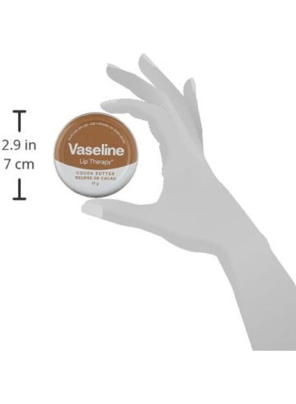 Vaseline Cocoa Butter Lip Therapy Tin, 17gm