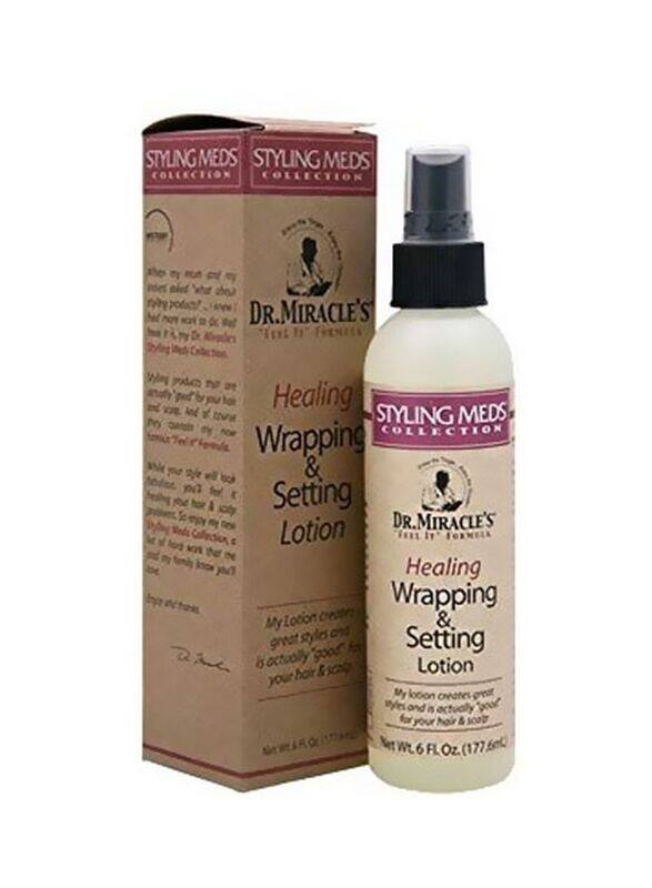 

Dr. Miracle's Healing Wrapping and Setting Lotion for All Hair Types, 6oz