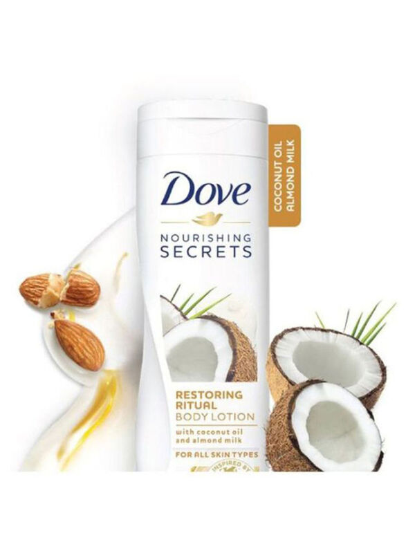 Dove Restoring Care Body Lotion With Coconut Oil & Almond Milk, 250ml