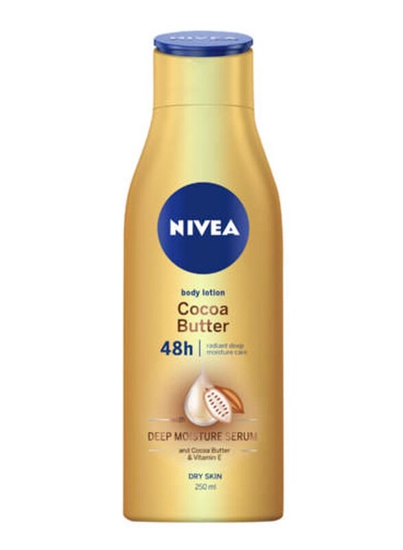 Nivea Cocoa Butter Body Lotion Vitamin E Dry Skin, 250ml