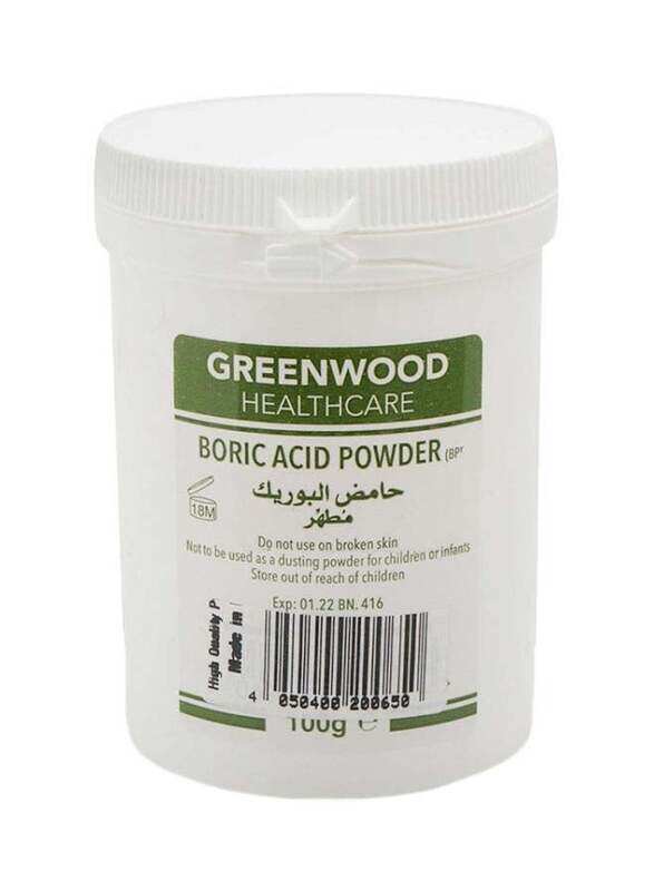 

Greenwood Healthcare Boric Acid Powder, 100gm