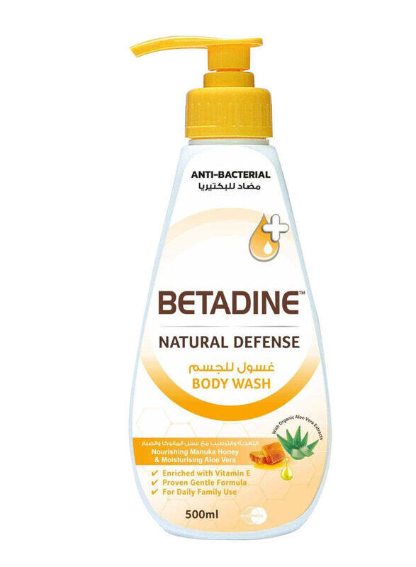 

Betadine Natural Defense Body Wash, 500ml