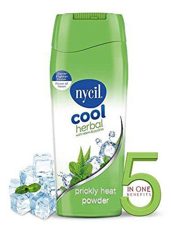 

Nycil Cool Herbal with Neem and Pudina Prickly Heat Powder, 150gm