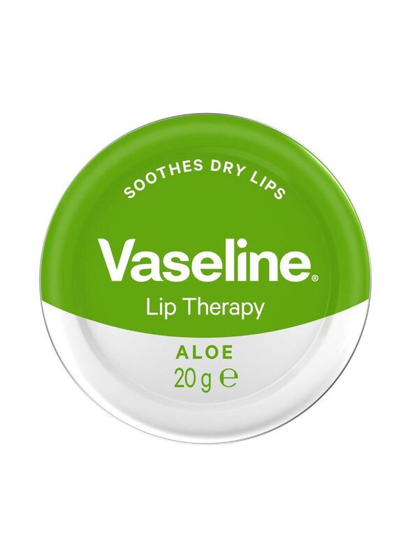 Vaseline Aloe Lip Therapy for Soothes Dry Lips, 20gm