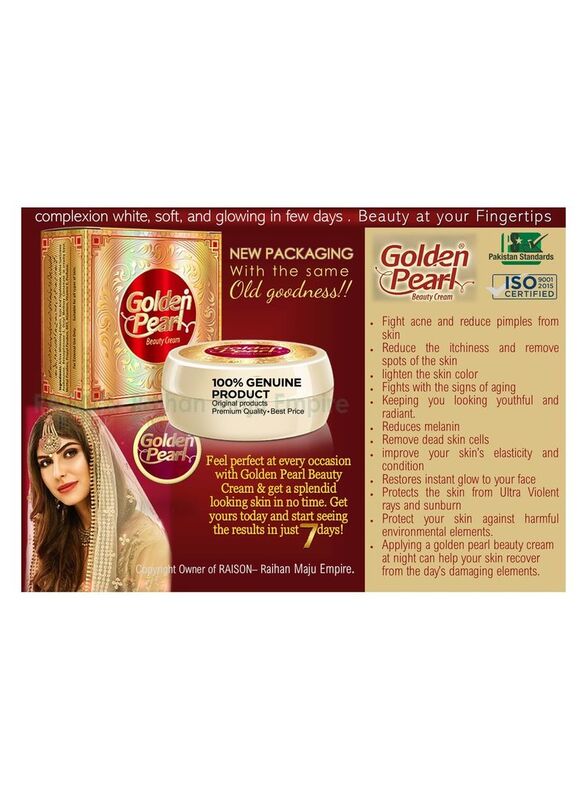 Golden Pearl Whitening Fairness Pearl Beauty Cream Gold, 28gm