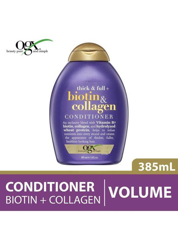 

Ogx Thick & Full Biotin & Collagen Conditioner for All Hair Type, 385ml