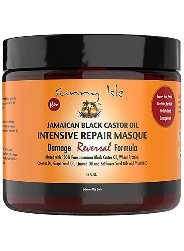 

Sunny Isle Jamaican Castor Oil Intensive Repair Masque for All Hair Type, 16oz