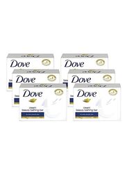 Dove Beauty Cream Bath Soap, 6 x 135gm