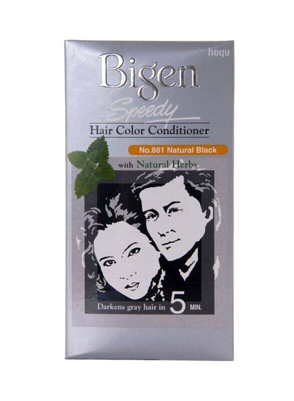 

Bigen Speedy Hair Colour Conditioner, 80g, No.881 Natural Black