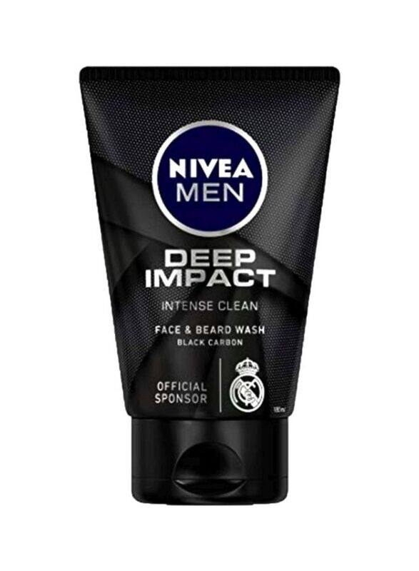 

Nivea Deep Impact Intense Clean Face and Beard Wash, 100ml