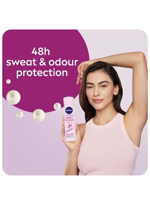 Nivea Pearl and Beauty Antiperspirant for Women, 150ml