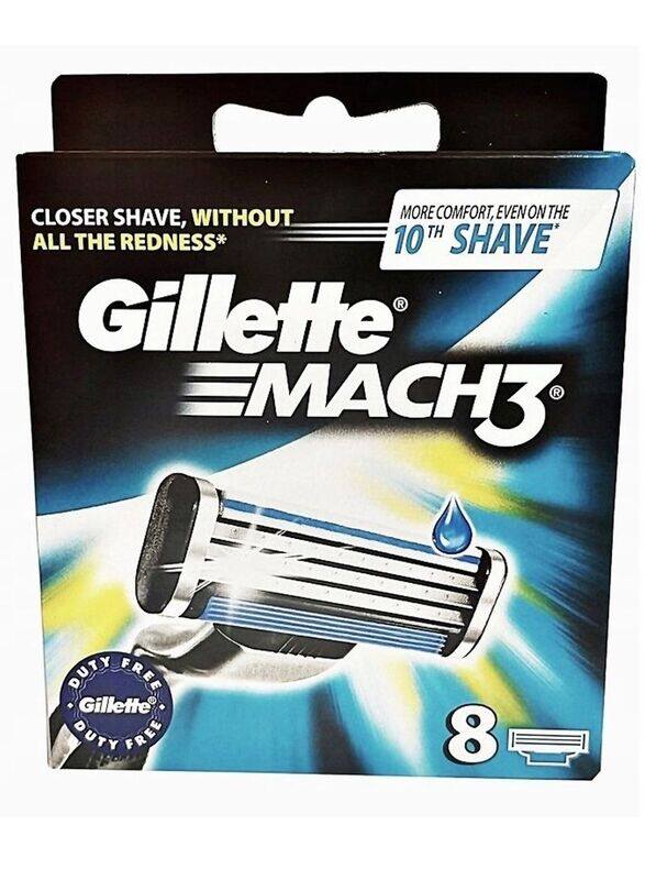 

Gillette Mach3 Razor Refill Cartridges, 8 Pieces