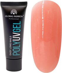 Global Fashion Professional Durable and Easy Long-Lasting Nail Enhancements Poly UV Gel, 03, Pink