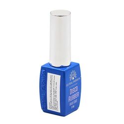 Global Fashion Professional Long Lasting Shine Disco Reflective Rubber Base Nail Polish, 8ml, 06, Silver