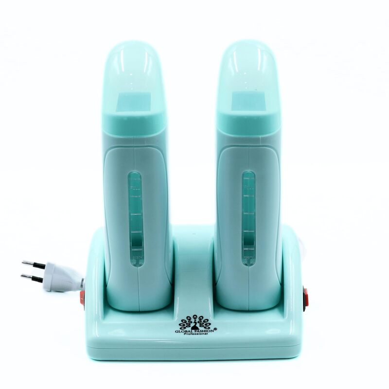 Global Fashion Professional Double Cartridge Wax Heater Set, Green