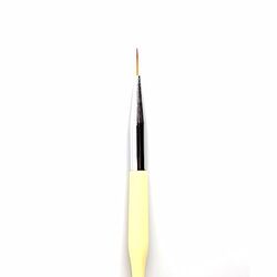 Global Fashion Professional Nail Art Liner Brush, 11mm, Yellow