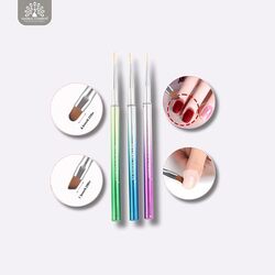 Global Fashion Professional Nail Art Design Brush, 11mm, Green
