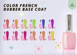 Global Fashion Professional Neon Base Coat, 8ml, 01, Light Pink