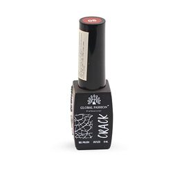 Global Fashion Professional Captivating Cracked Effects Gel Nail Polish, 8ml, No. 08, Red