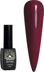 Global Fashion Professional Black Elite Gel Nail Polish, 8ml, 002, Violet