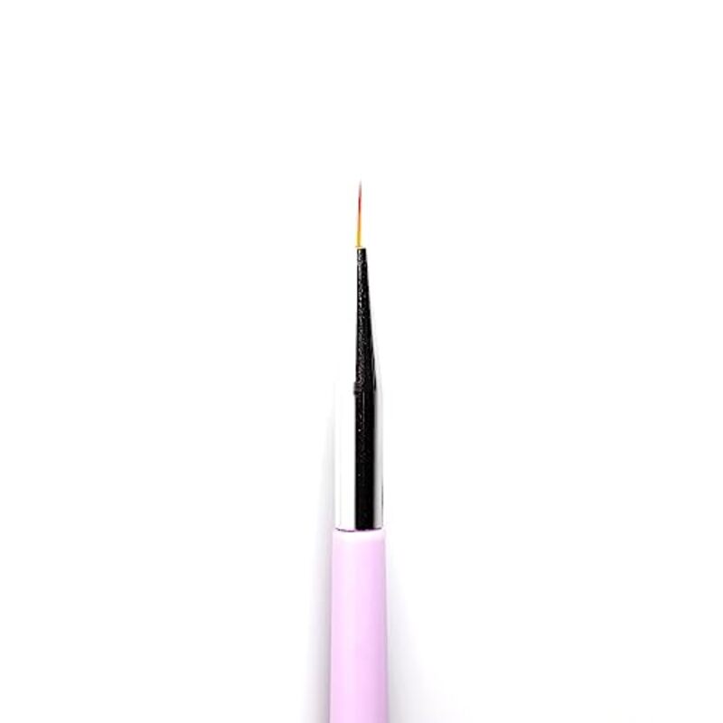 Global Fashion Professional Nail Art Liner Brush, 9mm, Pink