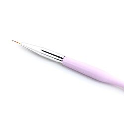 Global Fashion Professional Nail Art Liner Brush, 9mm, Pink