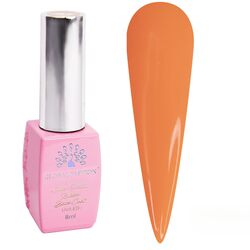 Global Fashion Professional Neon Base Coat Nail Polish, Non-Toxic Nail Treatment Vegan Cruelty Free, 8ml, 10, Orange