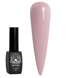 Global Fashion Professional Black Elite Gel Nail Polish, 8ml, 119, Pink