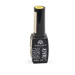 Global Fashion Professional Captivating Cracked Effects Gel Nail Polish, 8ml, No. 05, Yellow