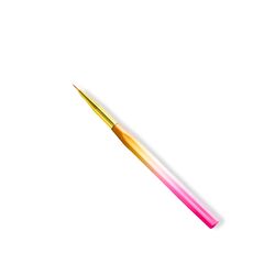 Global Fashion Professional Nail Art Gradient Pen with Fine Liner Brush, 7mm, Multicolour