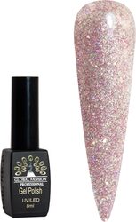 Global Fashion Professional Black Elite Gel Nail Polish, 8ml, 169, Pink