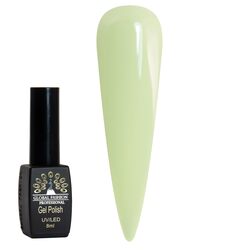 Global Fashion Professional Black Elite Gel Nail Polish, 381 Colors of Long-Lasting Elegance, 8ml, 234, Green