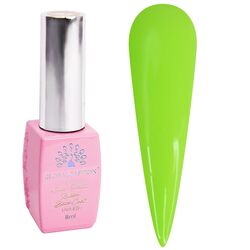 Global Fashion Professional Neon Base Coat Nail Polish, Non-Toxic Nail Treatment Vegan Cruelty Free, 8ml, 04, Green