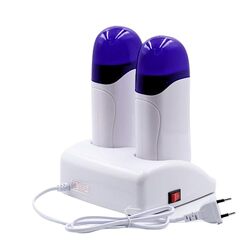 Global Fashion Professional Double Cartridge Wax Heater Set, Purple