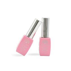 Global Fashion Professional Non-Toxic Flakes Base Coat Nail Polish, Long-Lasting Vegan Cruelty-Free, 8ml, 03, Pink