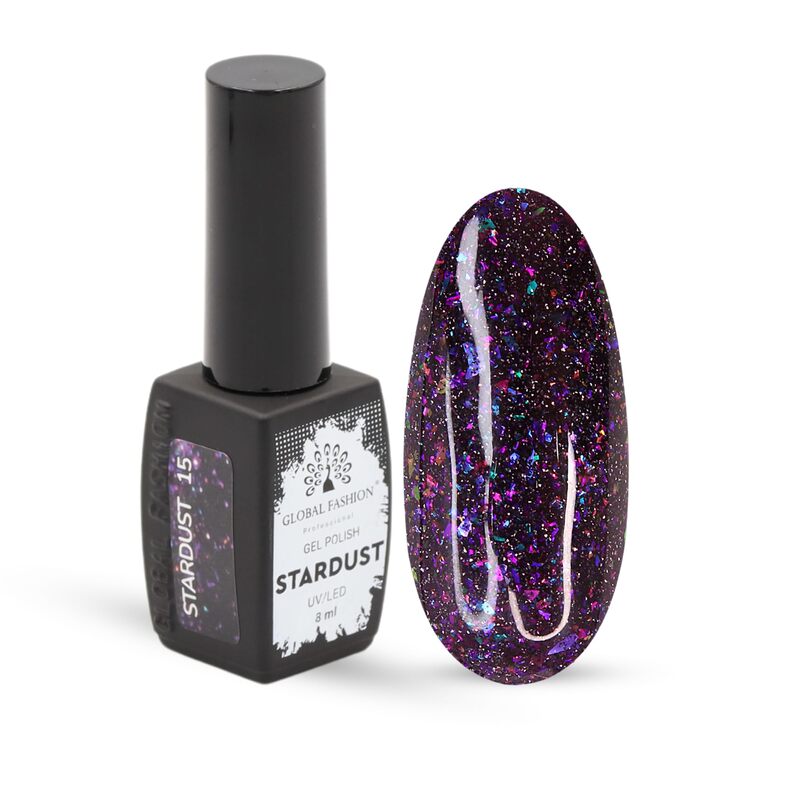 Stardust Gel Polish 8ml Unleash a Universe of Shimmering Hues on Your Fingertips with 22 amazing Colors - 15