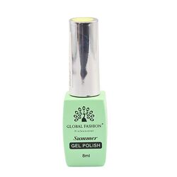 Global Fashion Professional Summer/Spring 36 Colors Collection Gel Nail Polish, Long Lasting Non-Toxic, 8ml, 03, Green