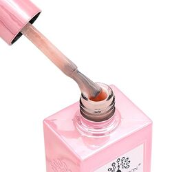 Global Fashion Professional French Rubber Long-Lasting, Durable & Chip-Resistant Gel Nail Polish Base Coat, 08, Pink