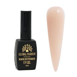 Global Fashion Professional Achieve Stunning Nail Magic Extensions UV Gel, 12ml, 14, Pink
